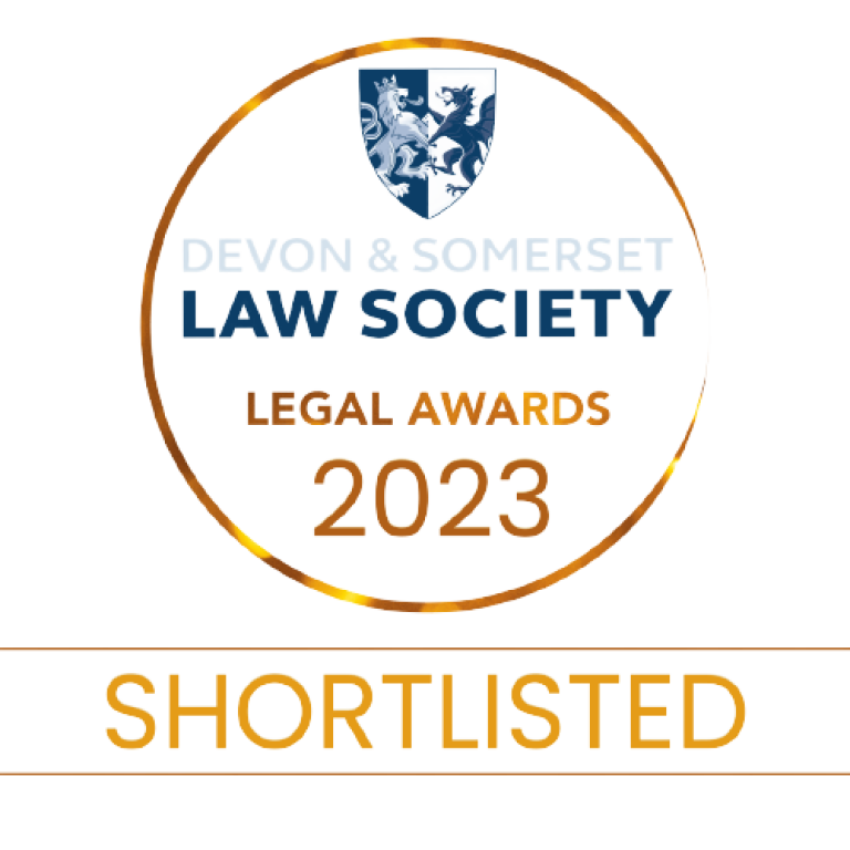 Hannah Grinsted shortlisted for award at Devon and Somerset Law Society Legal Awards 2023