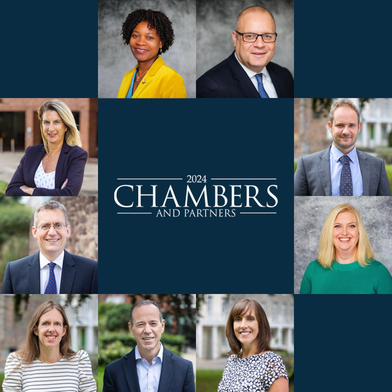 Multiple Recognitions for Tozers LLP in the Chambers Legal Directory for 2024